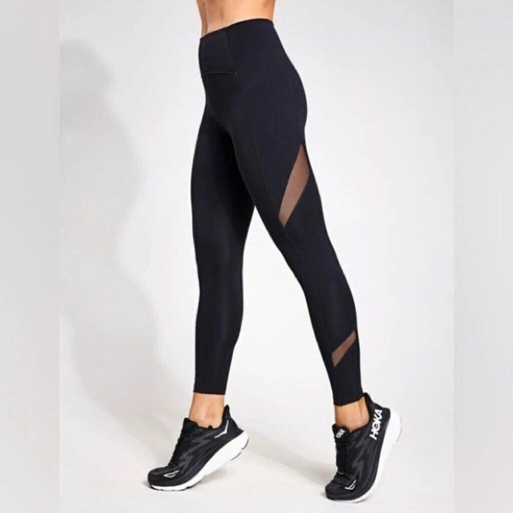 Beyond Yoga POWERBEYOND Bootcamp‎ Midi Legging Womens XS Black IT3544